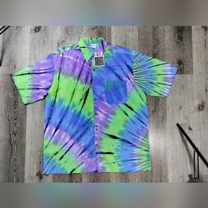 Hary Dary Mens Tie Dye Shirt XL